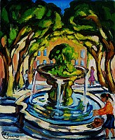 Cours Mirabeau - Fontaine Orange